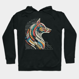 Abstract Dog Art Hoodie